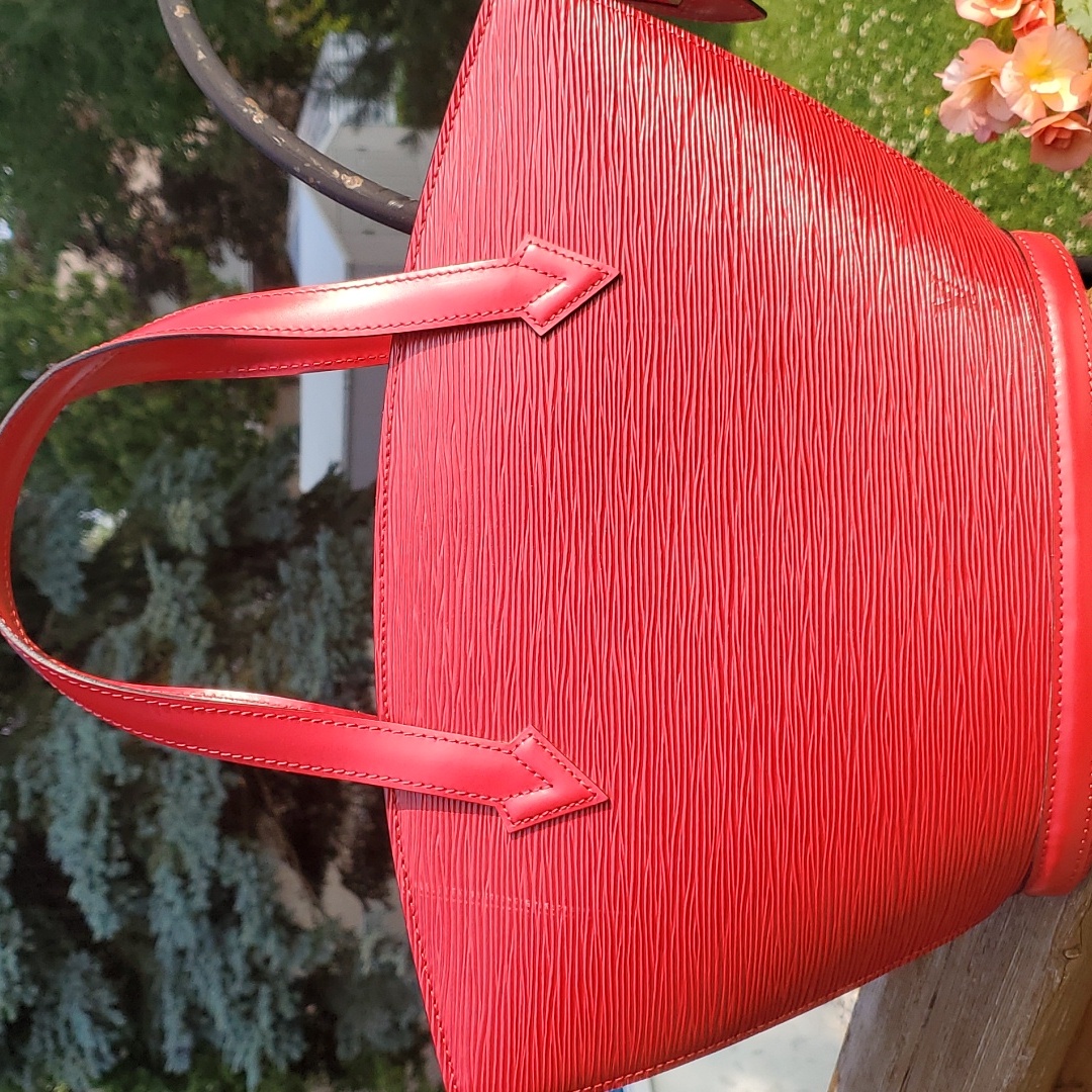 Louis Vuitton St.Jacques Red Epi Leather